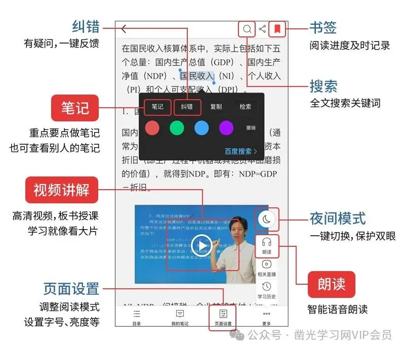 凿光学习网万种考研考证备考资料、历年真题、视频网课-第4张图片-四季读书网