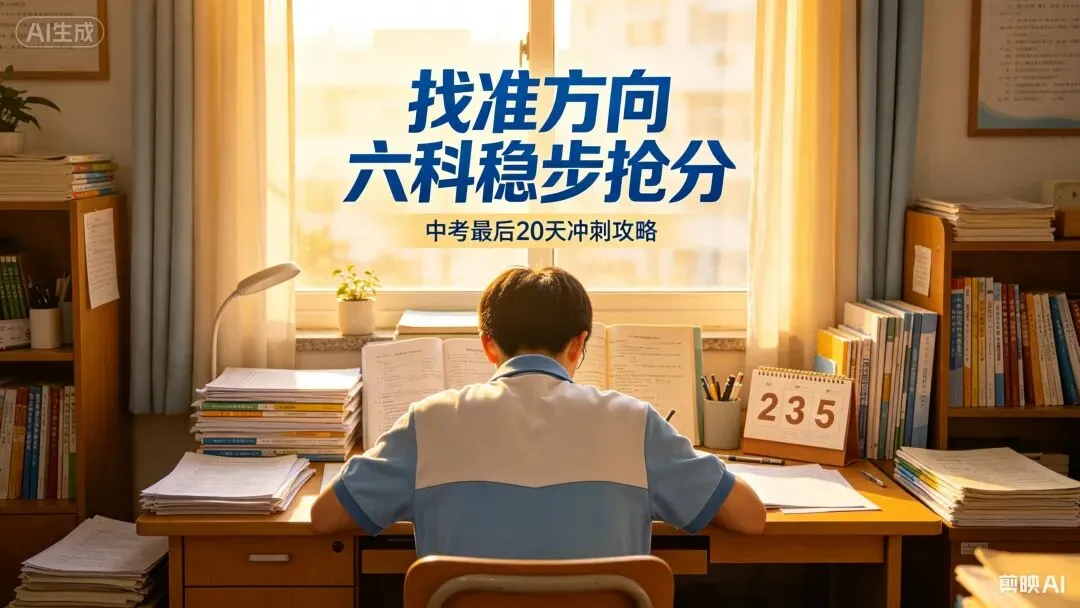 中考最后20天冲刺攻略:找准方向,六科稳步抢分-第1张图片-四季读书网