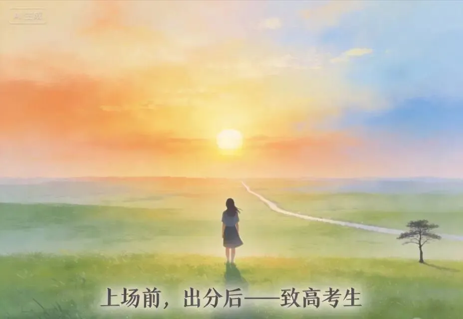 上场前,出分后|致高考生:试卷是一程山海,人生从不止一张答卷-第1张图片-四季读书网