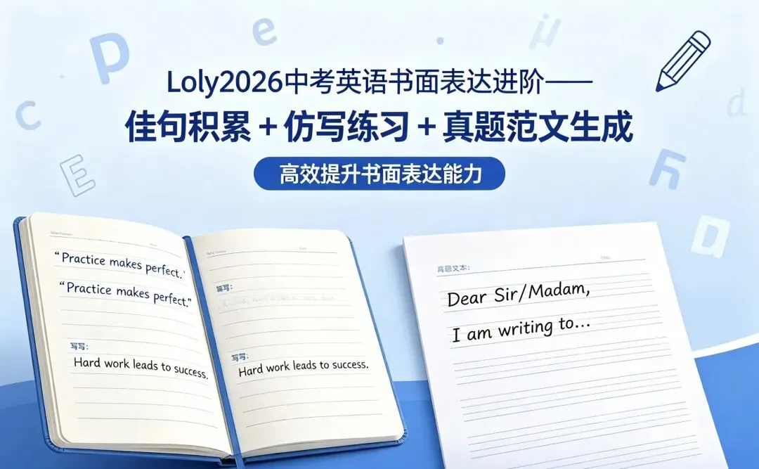 英语时文:2026中考英语书面表达进阶—— 佳句积累 + 仿写练习 + 真题范文-第3张图片-四季读书网