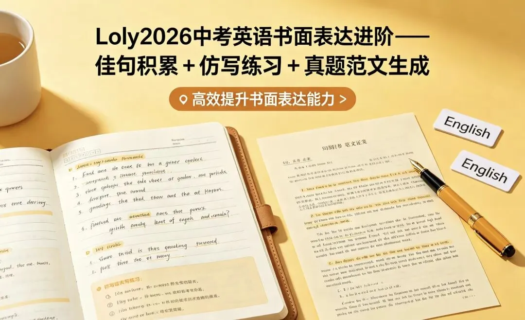 英语时文:2026中考英语书面表达进阶—— 佳句积累 + 仿写练习 + 真题范文-第4张图片-四季读书网