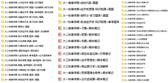限时领取!厦大春季学期期末真题+复习攻略(大一至大三全囊括)-第3张图片-四季读书网