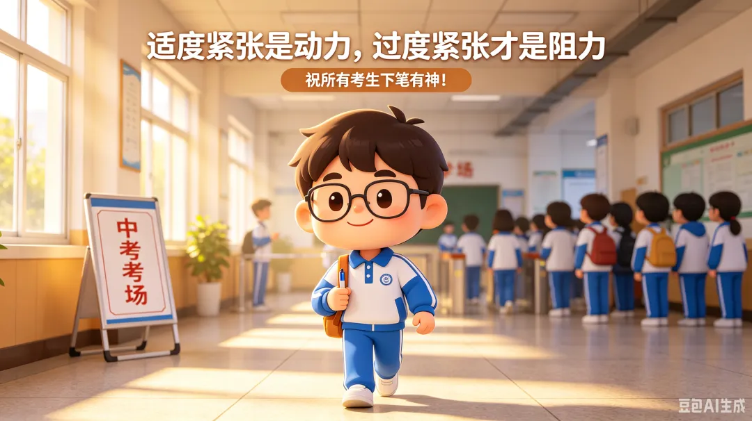 稳住心态,从容迎中考!-第8张图片-四季读书网