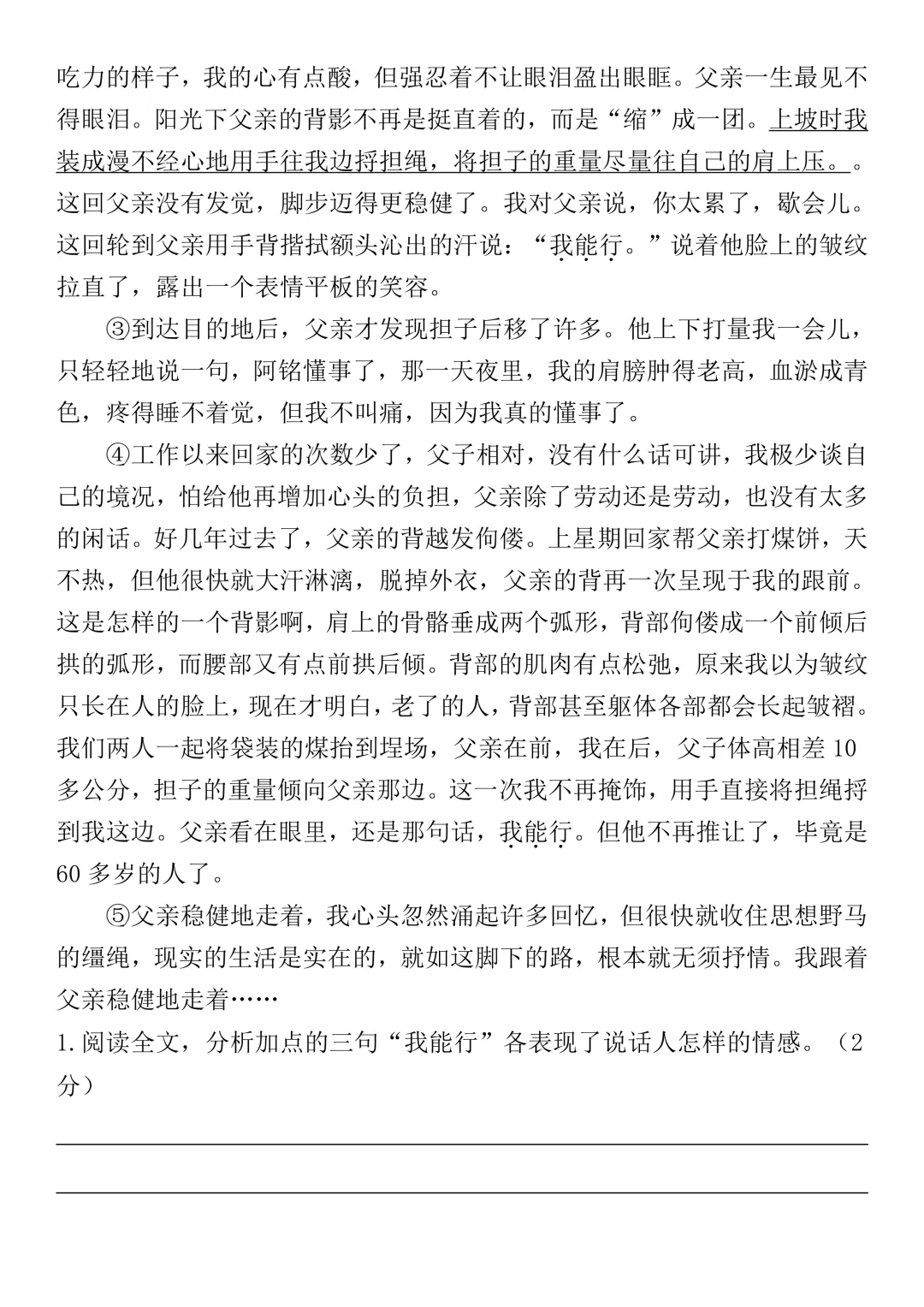 小升初六年级语文毕业升学测试卷+期末模拟试卷(2套)-第22张图片-四季读书网