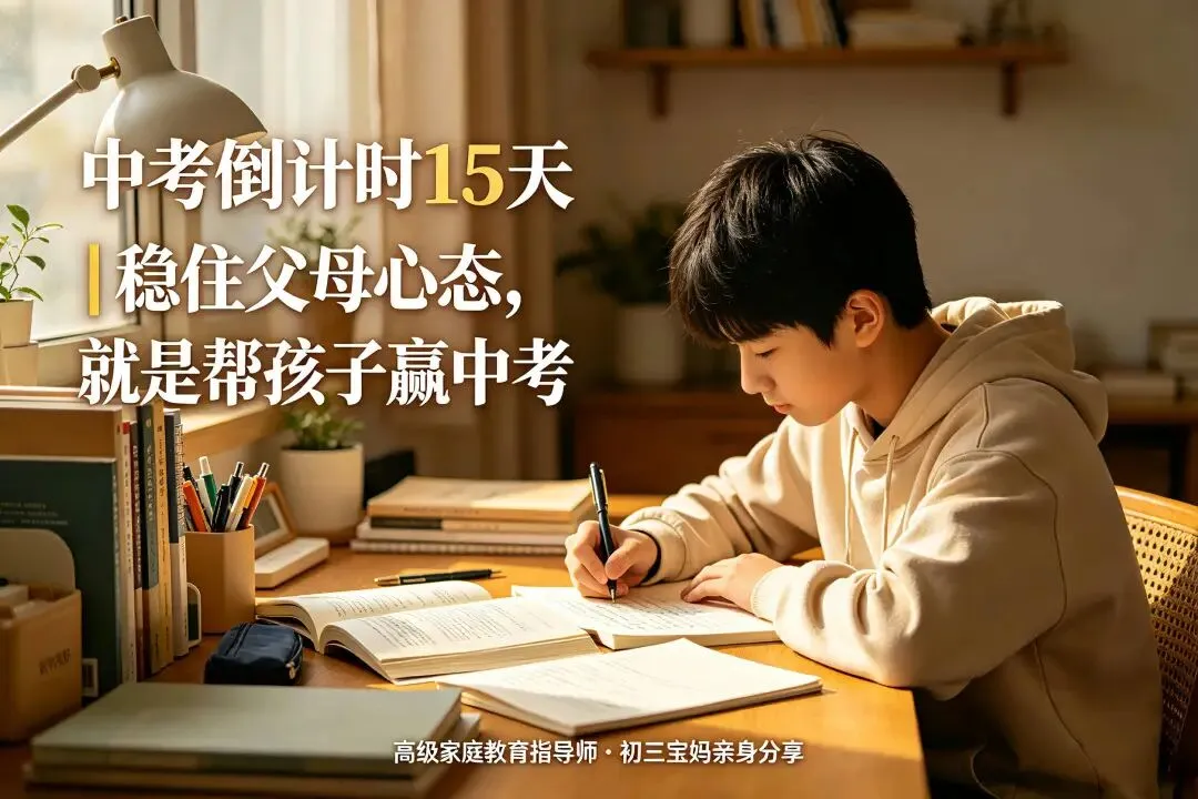 中考最后15天,毁掉孩子的从来不是成绩,而是焦虑的父母-第1张图片-四季读书网