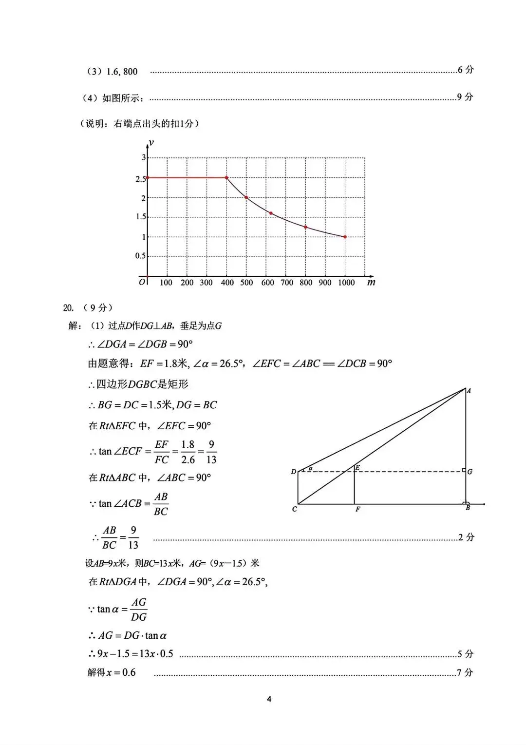 2026年濮阳市中考数学第二次模拟试卷及答案-第10张图片-四季读书网