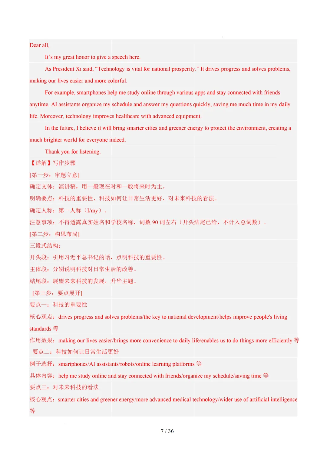 【中考作文押题◆江苏】2026年中考英语书面表达考前押题-第23张图片-四季读书网