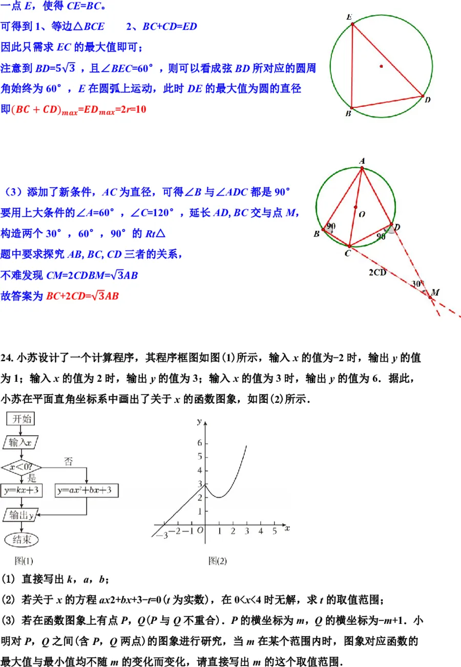 2026年宁波青藤书院九年级开学考数学试卷分析与讲解-第4张图片-四季读书网