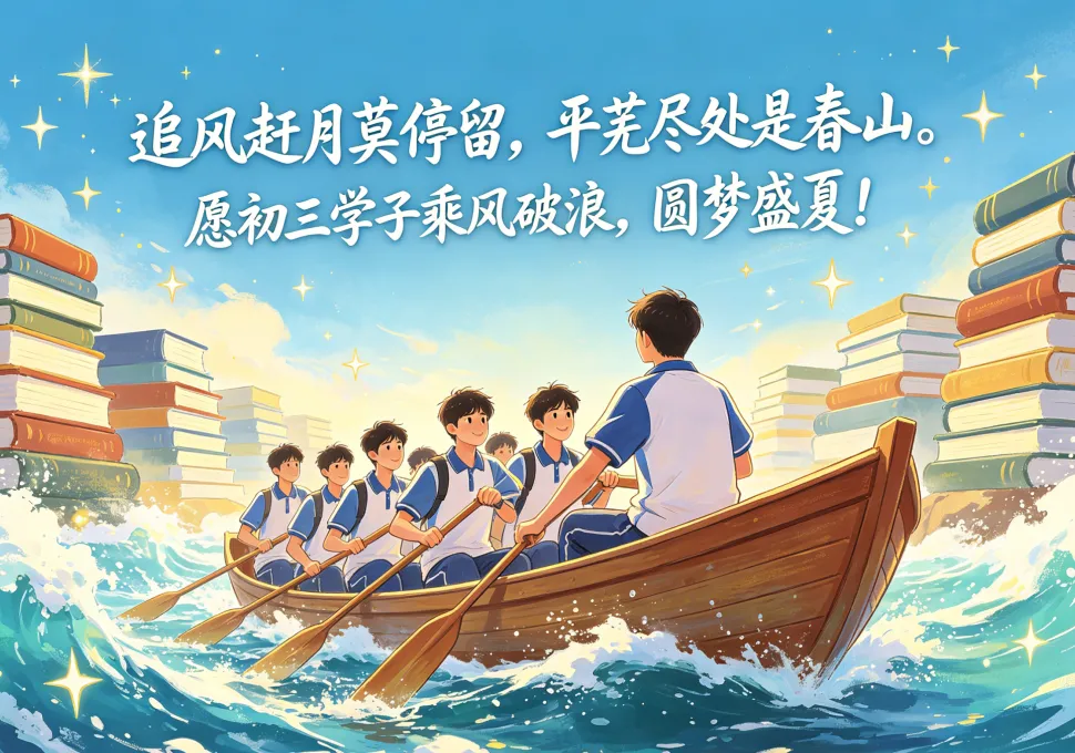 凝心蓄力赴中考,同心笃行启华章-第26张图片-四季读书网