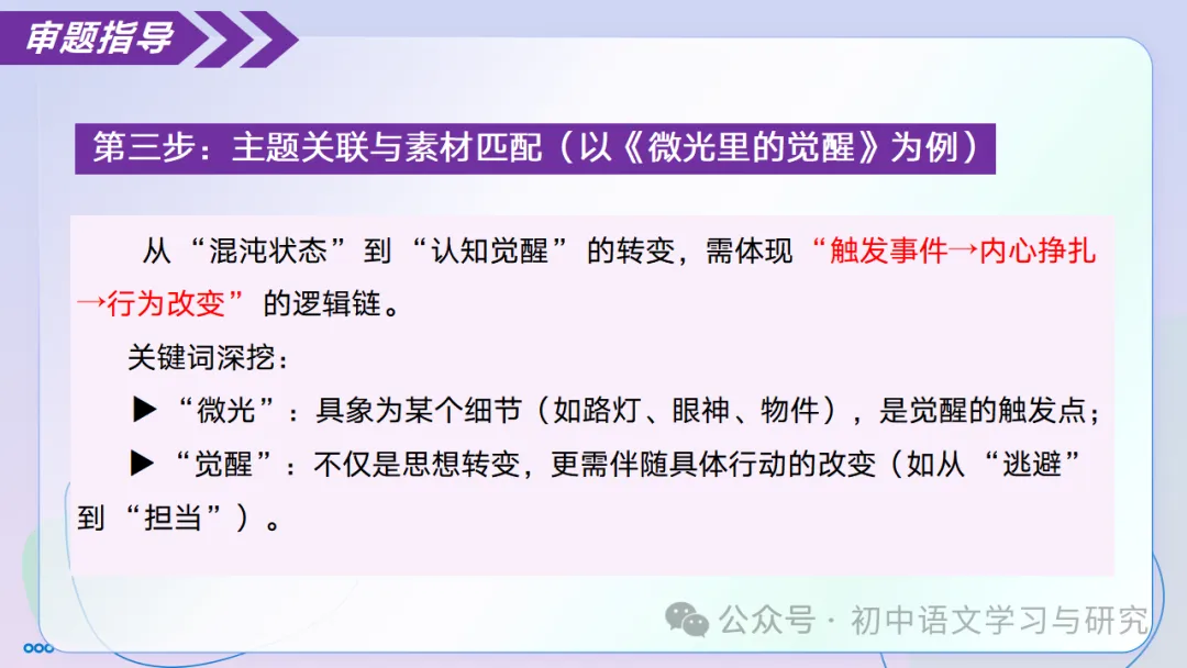 中考语文记叙文写作:审题黄金法则 ppt-第12张图片-四季读书网