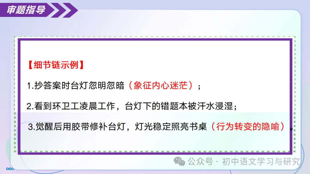 中考语文记叙文写作:审题黄金法则 ppt-第15张图片-四季读书网