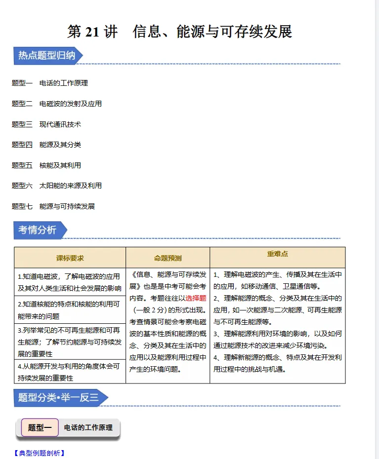 中考物理举一反三各大题型专项训练,整个初中都能用的资料!-第13张图片-四季读书网