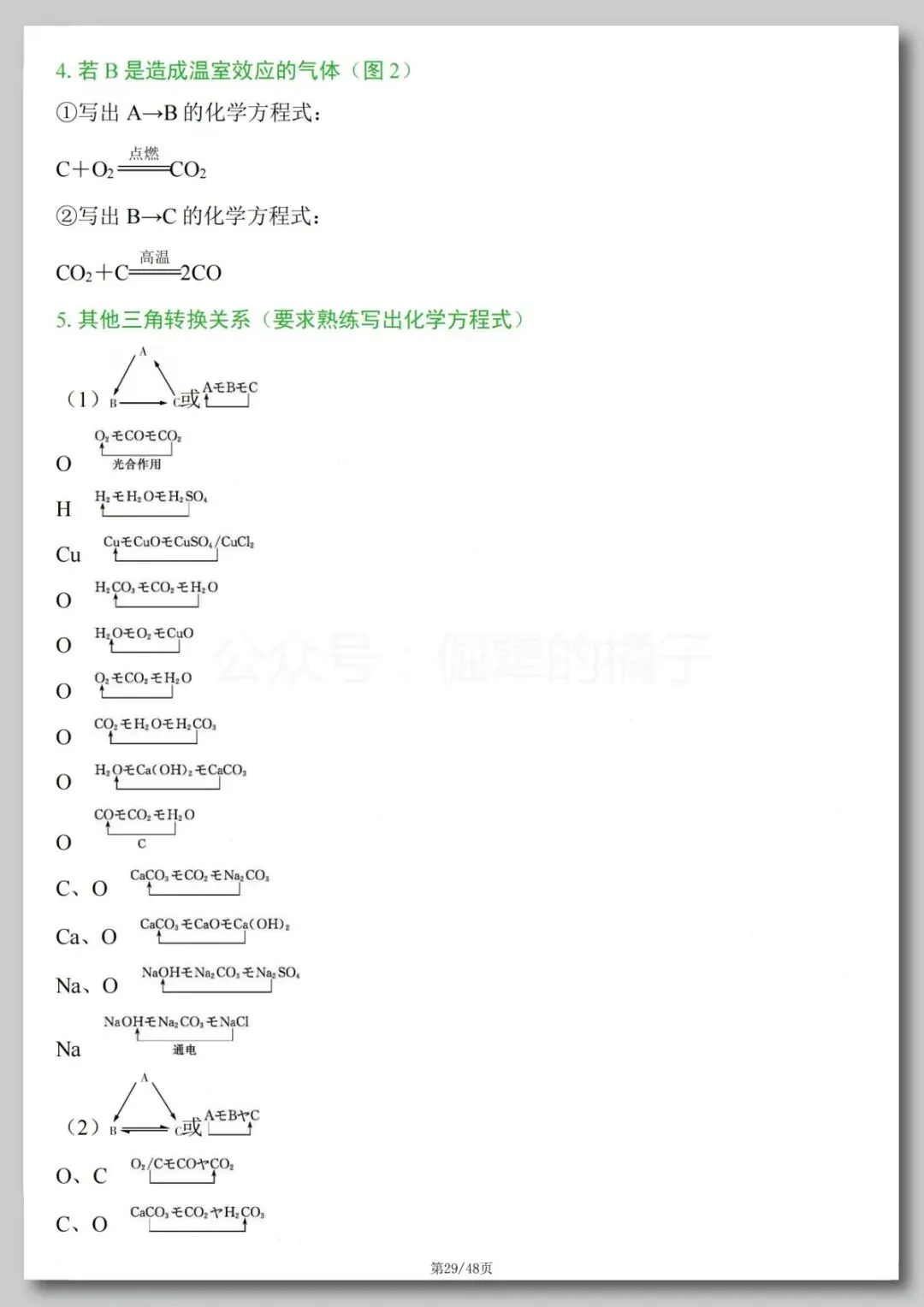 中考化学必背知识点-第30张图片-四季读书网