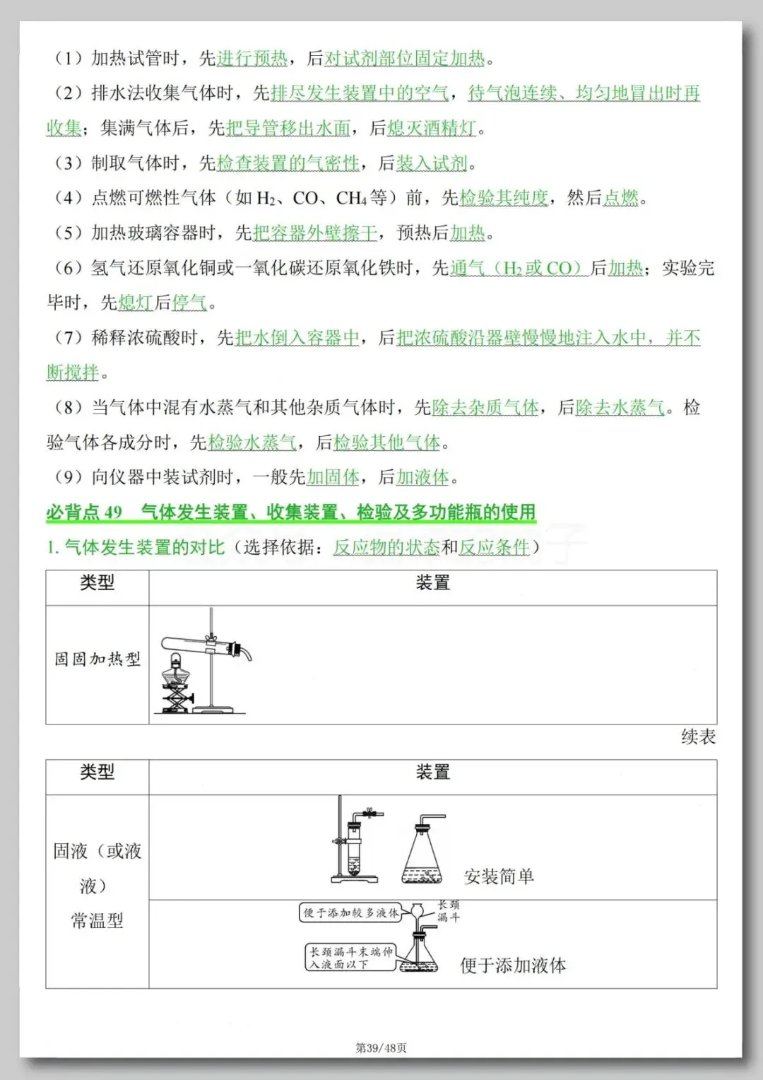 中考化学必背知识点-第40张图片-四季读书网