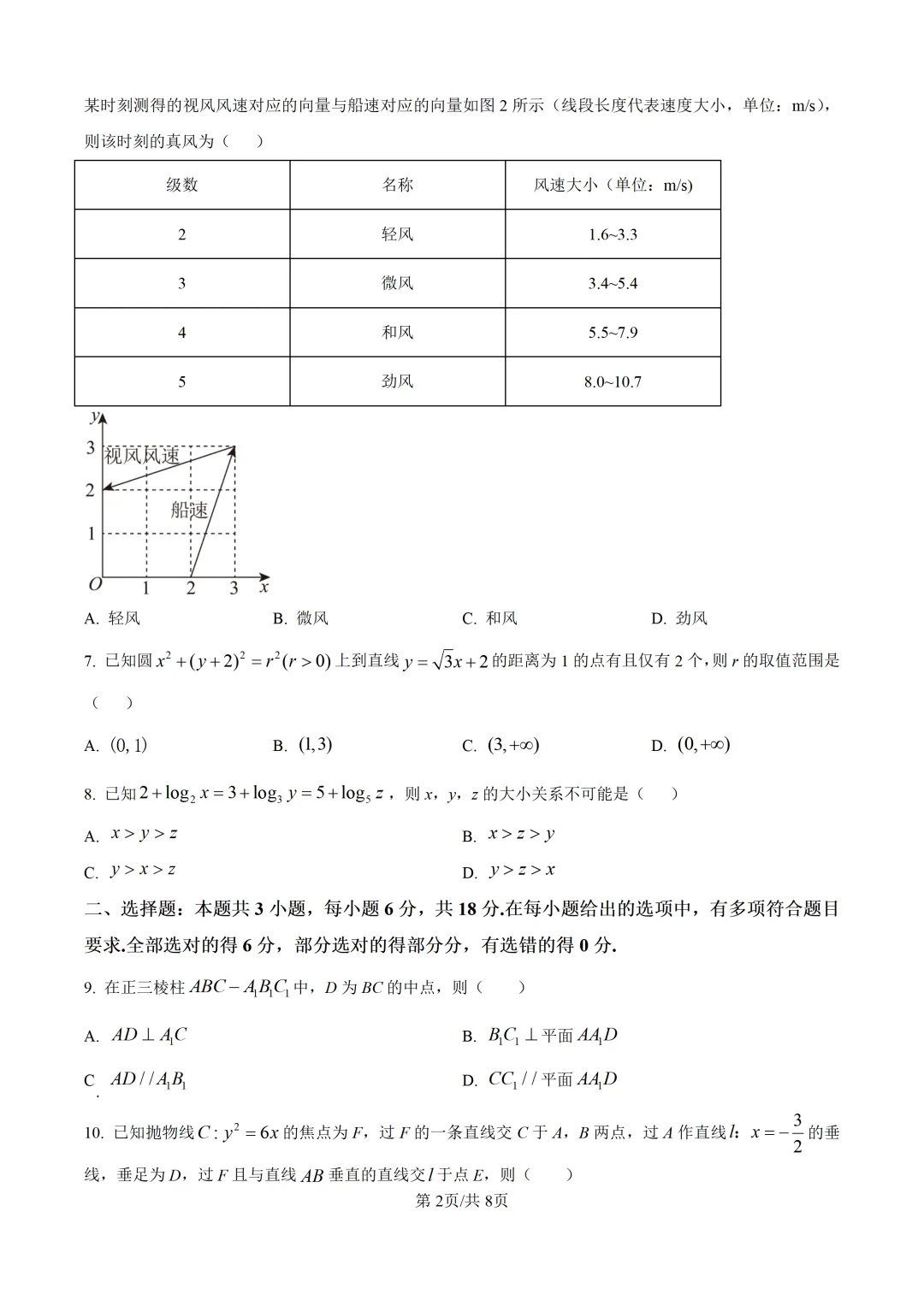 【高考真题】2025年河南省高考真题试卷(九科全,可下载)-第15张图片-四季读书网