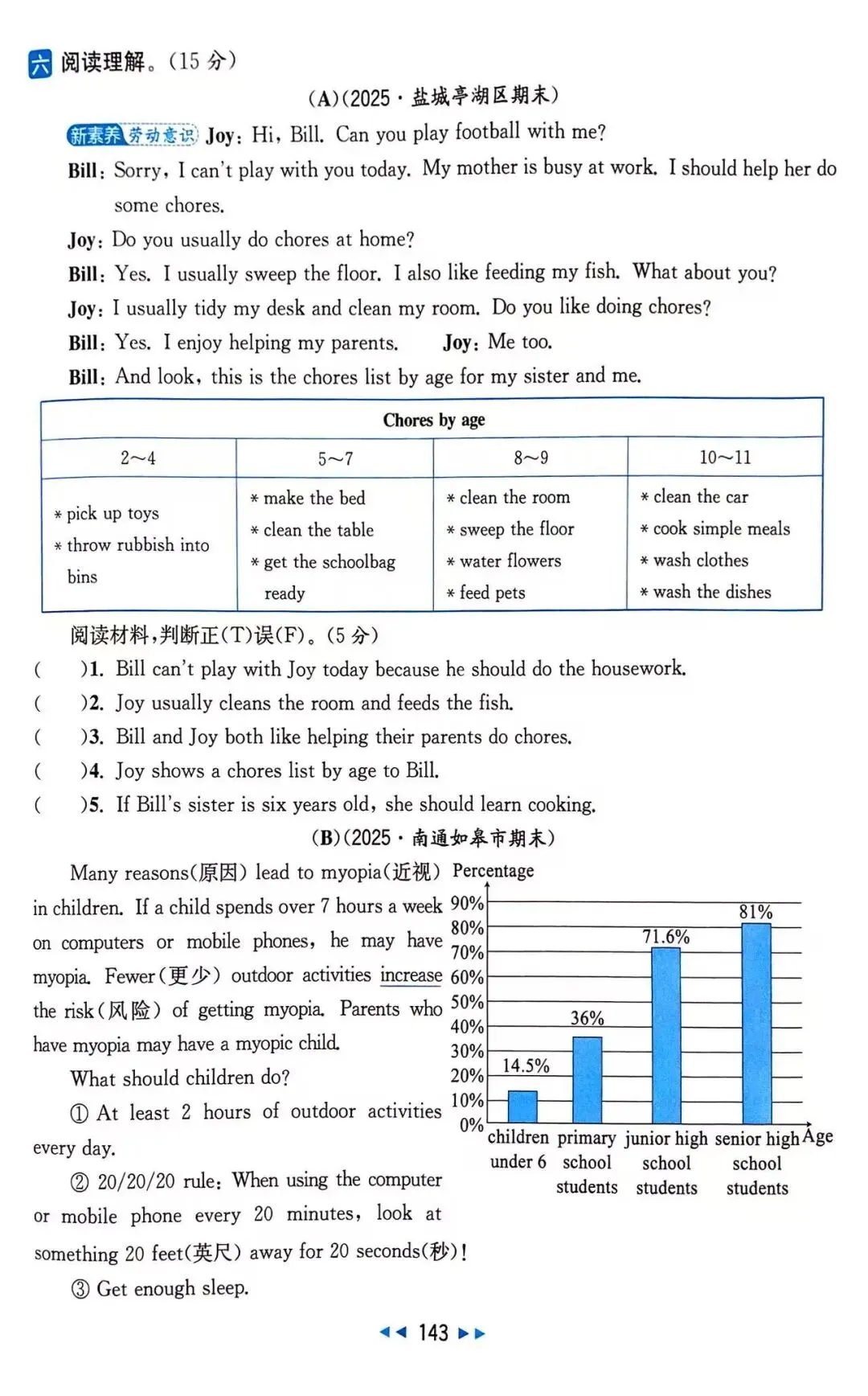 26春 五年级下册 译林版英语 期末真题优化ab卷(亮点)-第5张图片-四季读书网