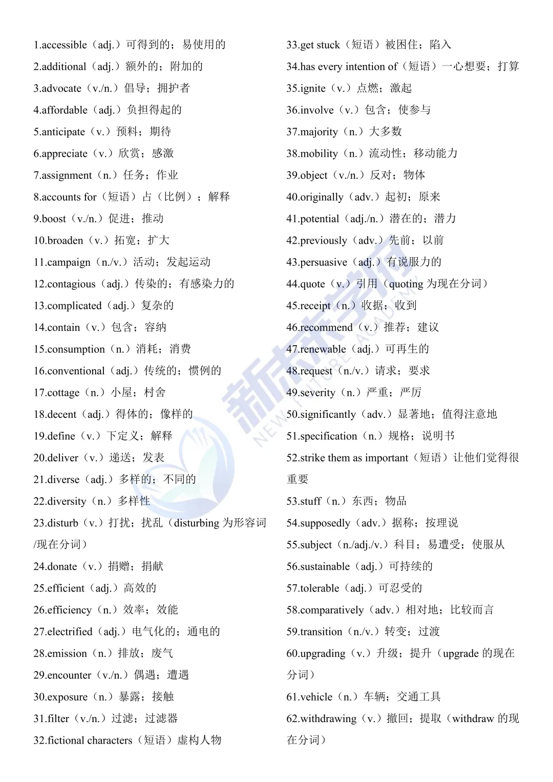 高考英语真题高频词(考前必看)-第5张图片-四季读书网