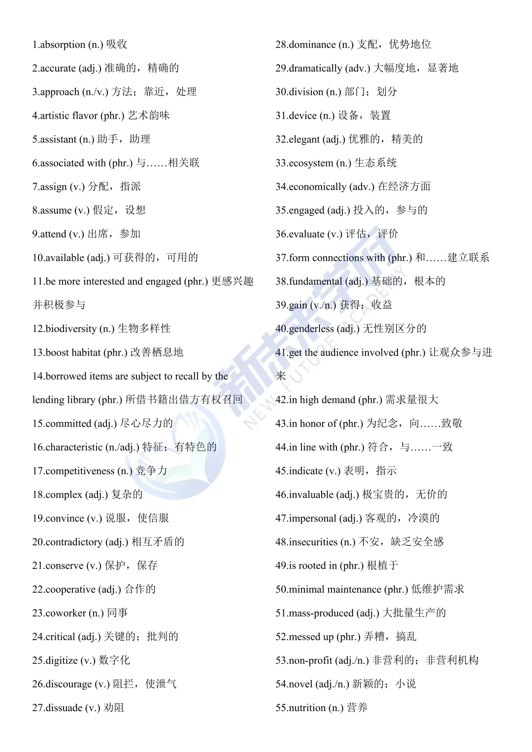 高考英语真题高频词(考前必看)-第8张图片-四季读书网