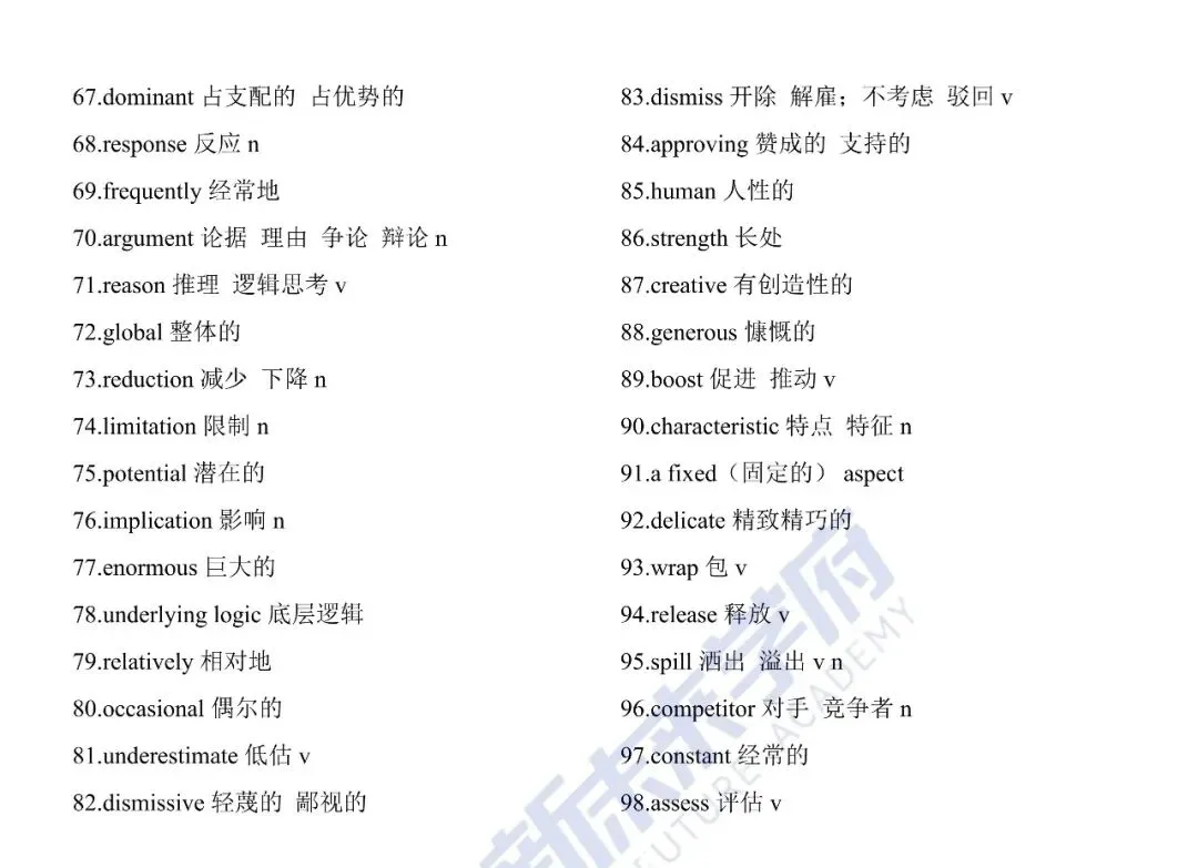 高考英语真题高频词(考前必看)-第21张图片-四季读书网