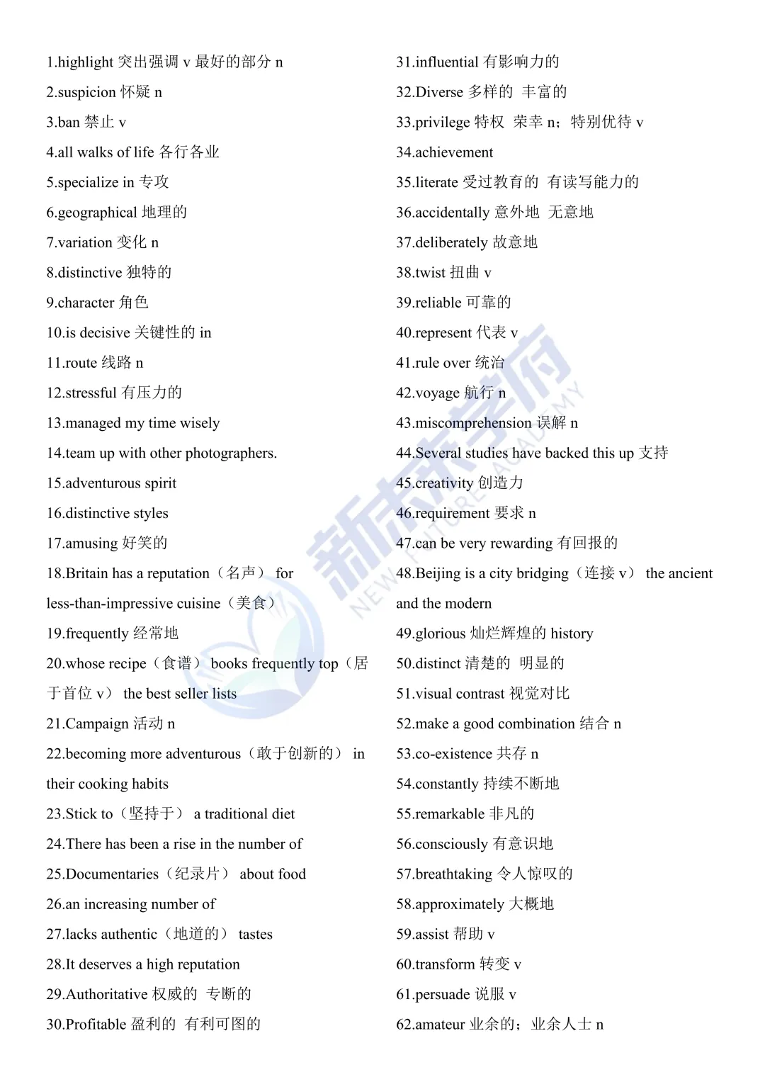 高考英语真题高频词(考前必看)-第25张图片-四季读书网