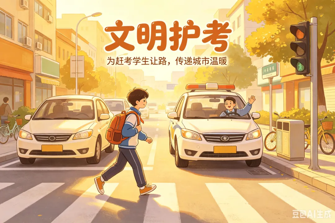 高考中考期间文明护考倡议书-第6张图片-四季读书网