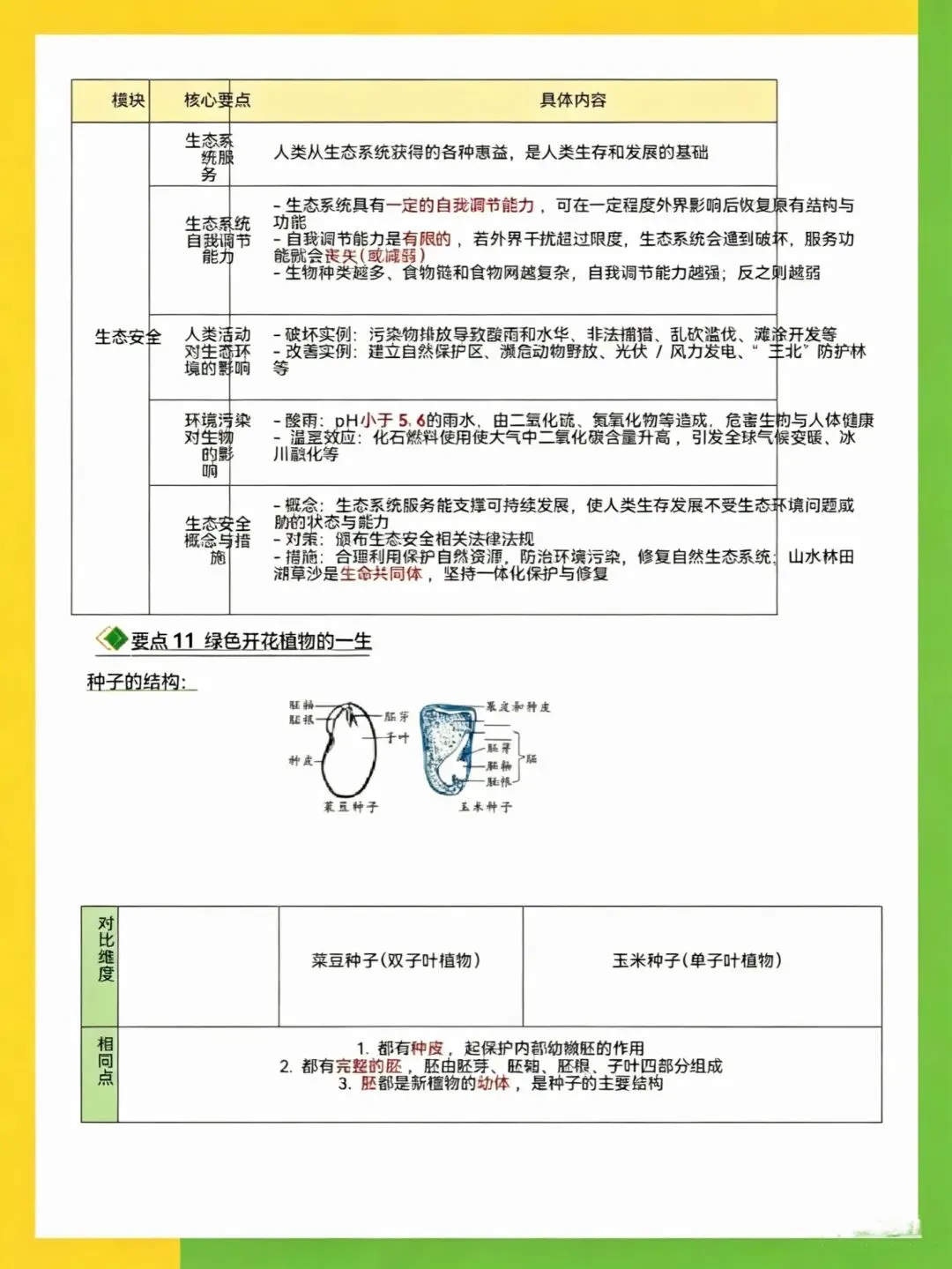 中考生物别死磕!过来人亲测21个高频考点清单,告别无效复习-第8张图片-四季读书网