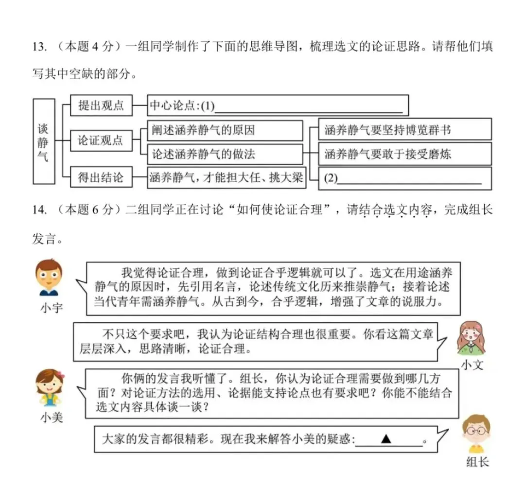 【助力中考·冲刺(三)】现实之思-第3张图片-四季读书网