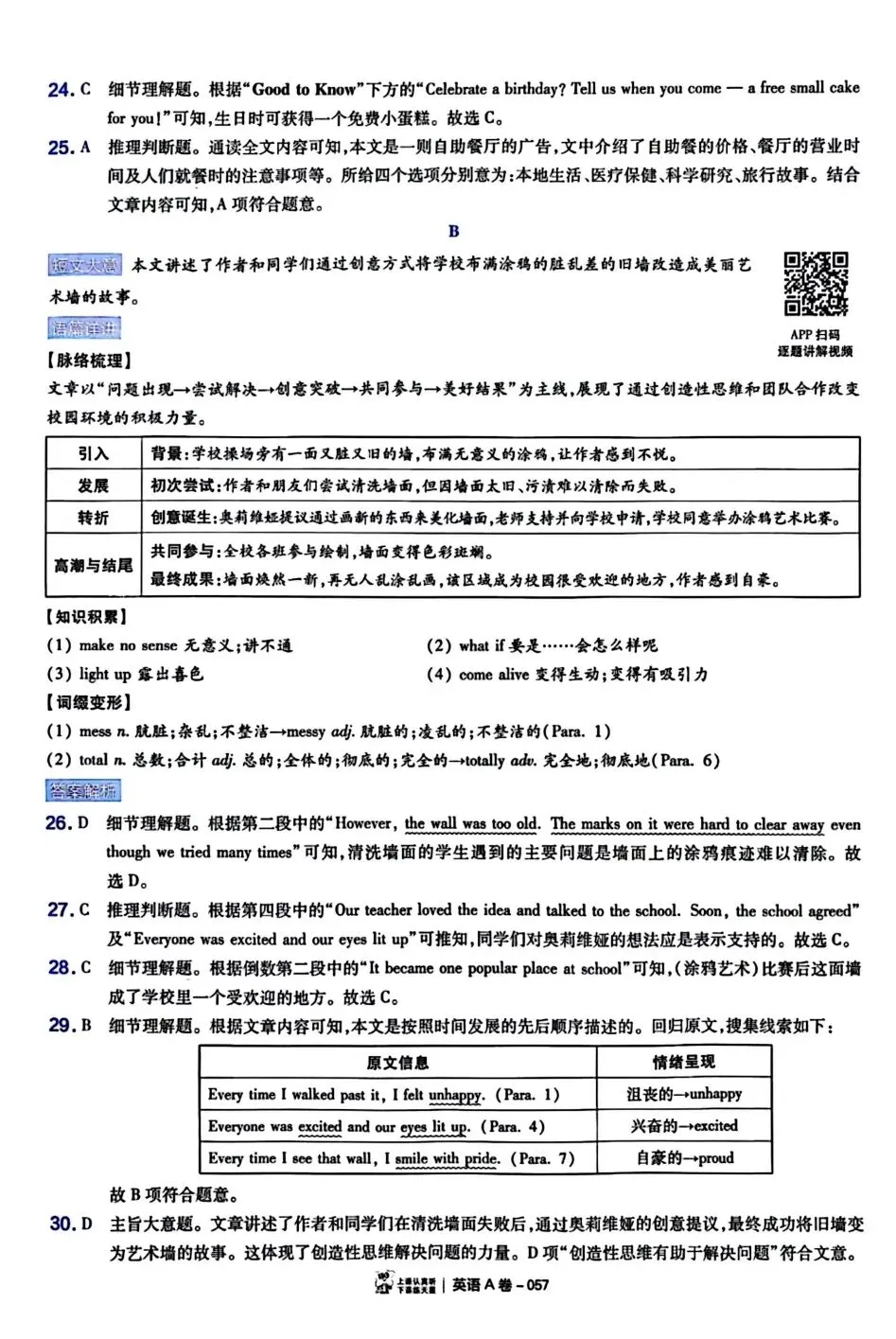 2026年中考英语预测卷 天星A卷-第13张图片-四季读书网
