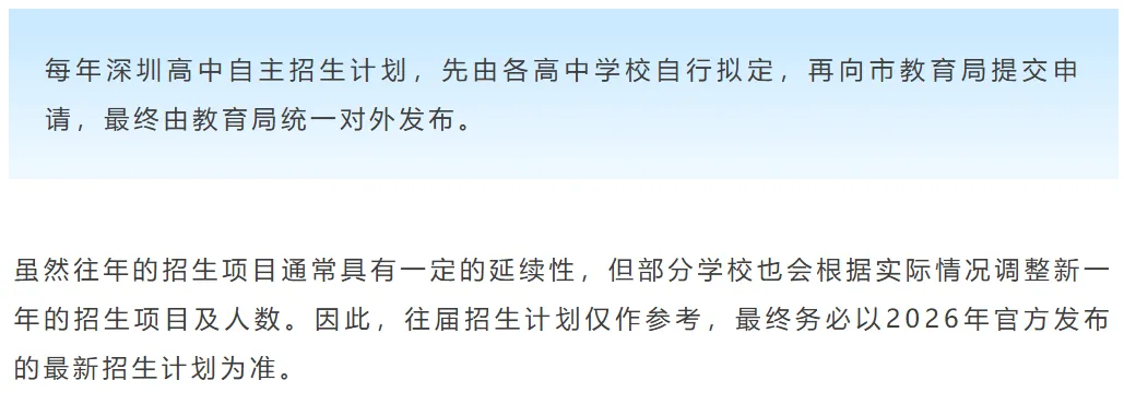 深圳中考 | 一类自主招生30+细分项目解读汇总,附简历模板!-第5张图片-四季读书网