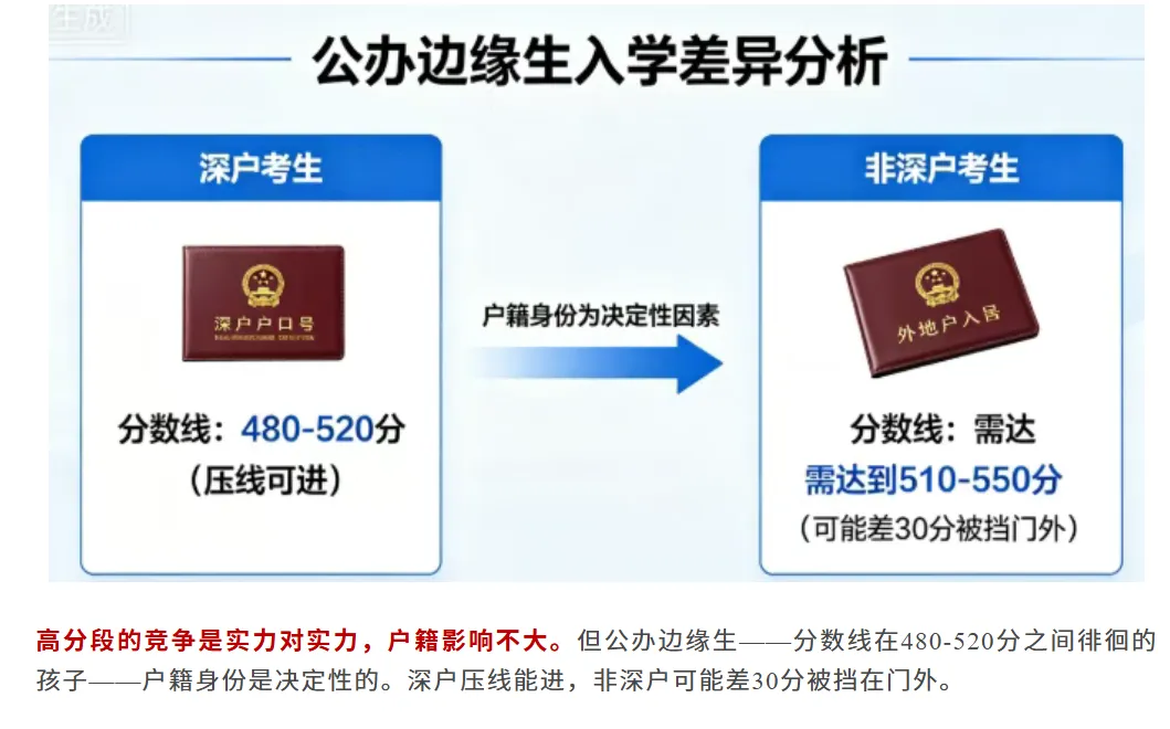 深户和非深户 | 中考差别到底差在哪?一文搞懂!-第5张图片-四季读书网