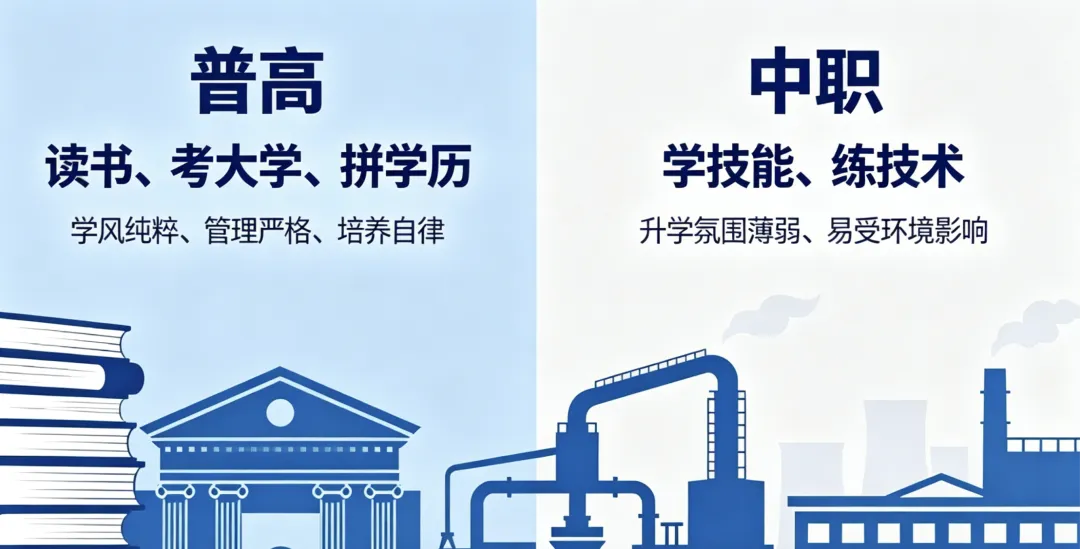 中考择校别踩坑!普高vs中职差距原来这么大,90%家长都不知道-第7张图片-四季读书网