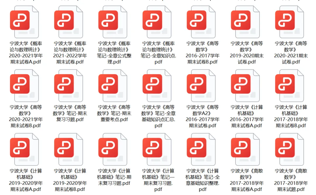 宁波大学历年期中期末真题来了~-第4张图片-四季读书网