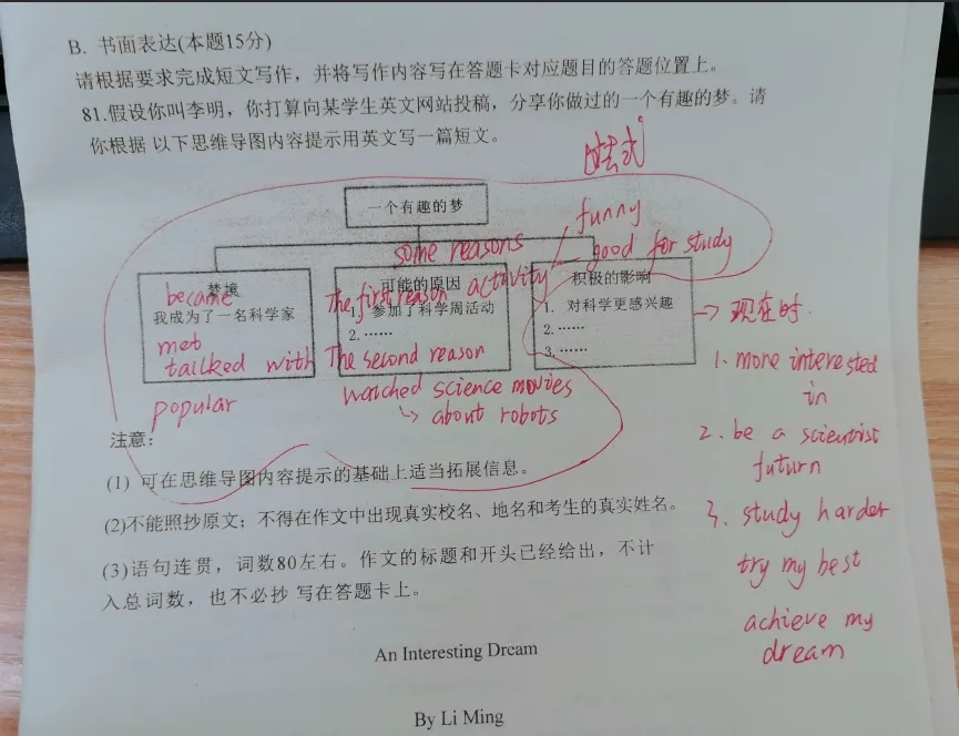 2026中考英语|一班 2023 省卷第三次测学情总结-第4张图片-四季读书网