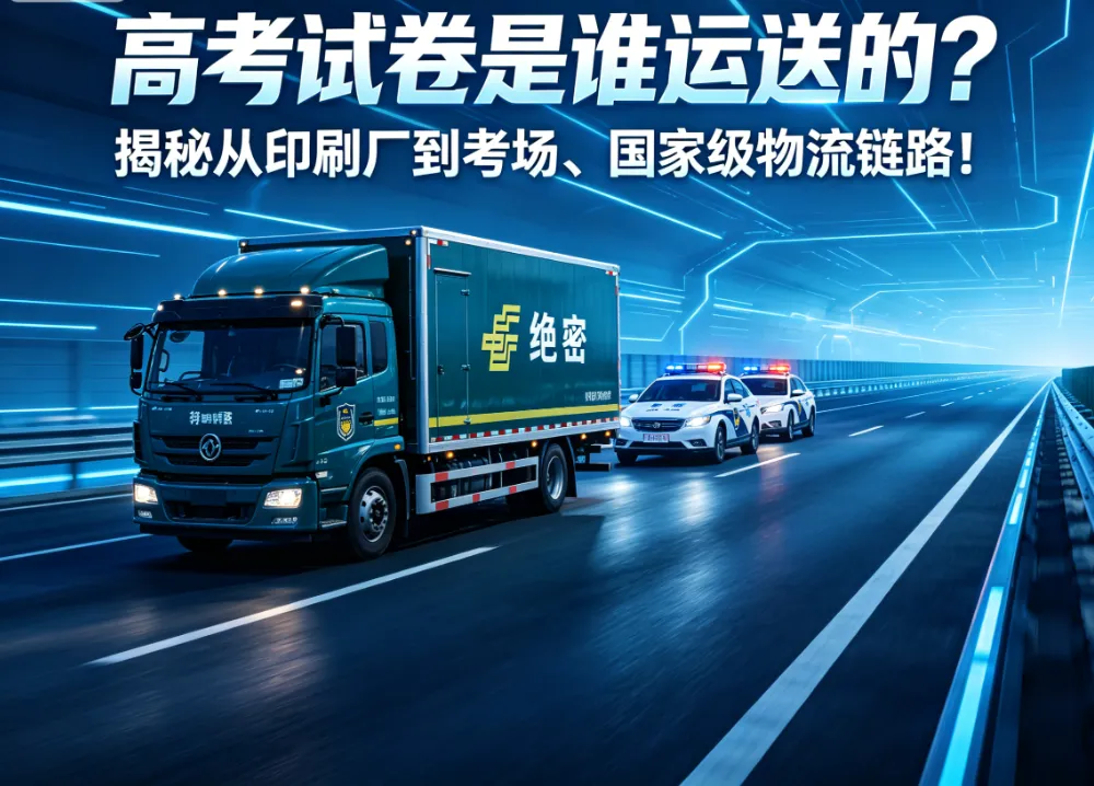 高考来了!试卷是谁运送的?揭秘从印刷厂到考场、国家绝密物流链路!-第1张图片-四季读书网