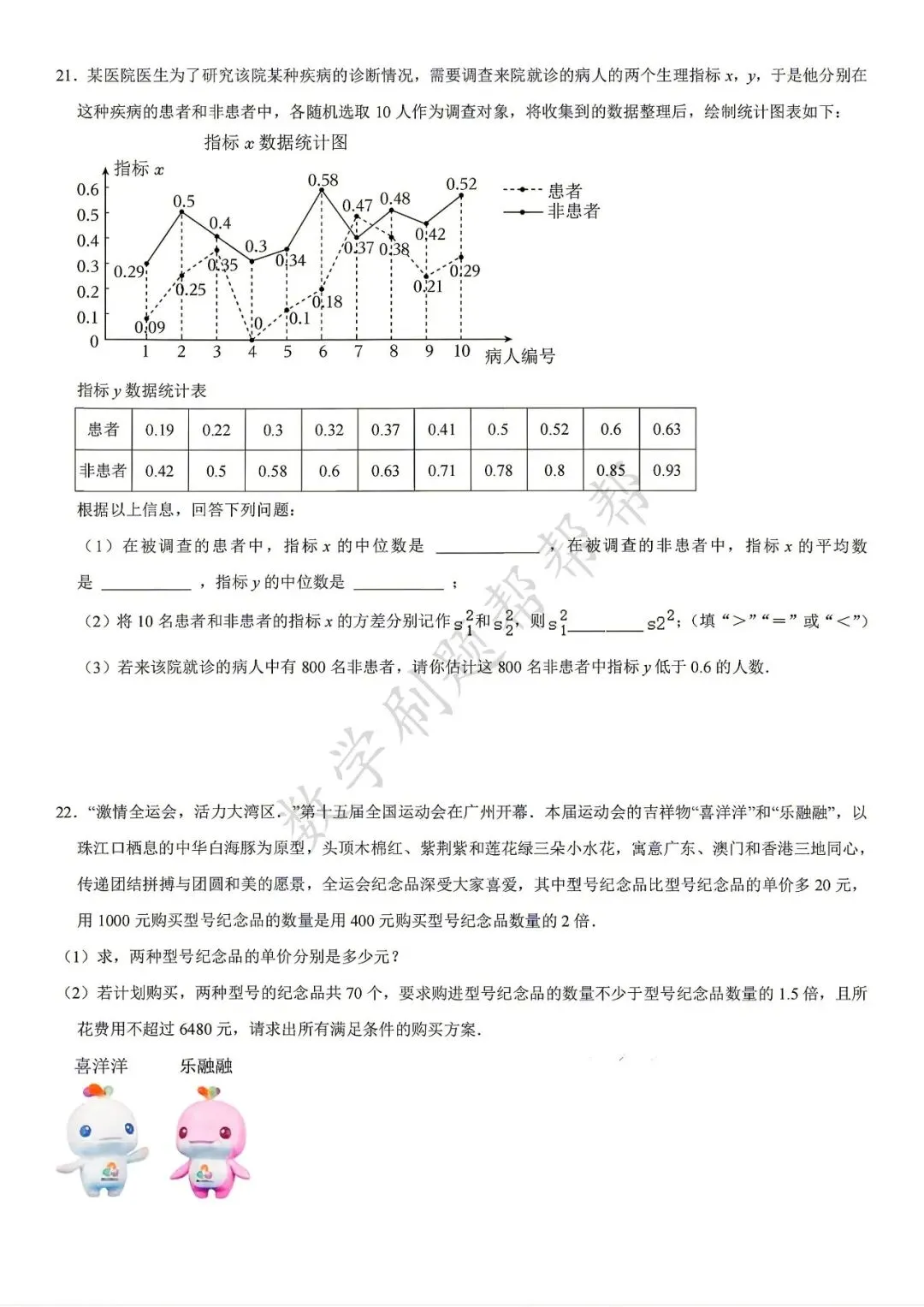 【最新中考三模】2026.6济南市市中区八校联考真题(出征定心卷)-第8张图片-四季读书网
