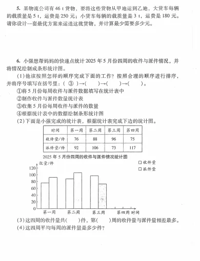 【期末复习】四年级期末考试复习模拟卷-第4张图片-四季读书网
