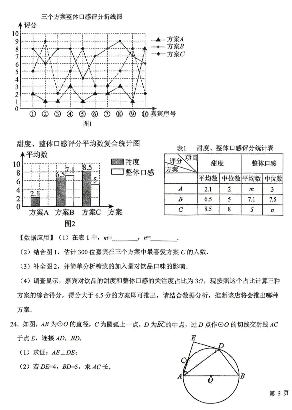 银川2026年7校中考数学2模真题试卷集锦-第38张图片-四季读书网