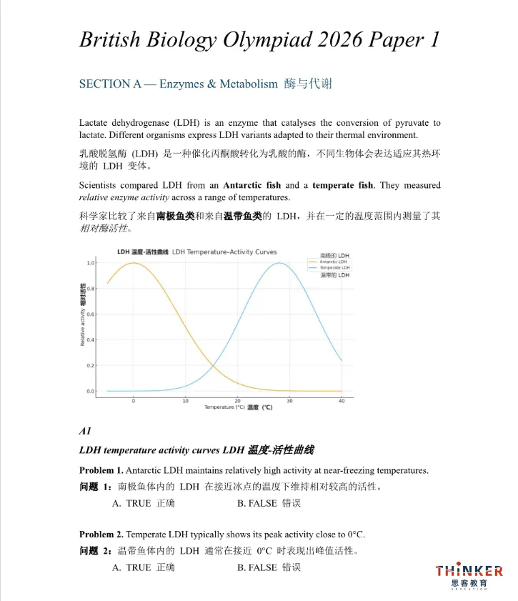 真题资料——2019-2026年BBO竞赛真题及答案解析(中英双语)pdf免费领取-第3张图片-四季读书网