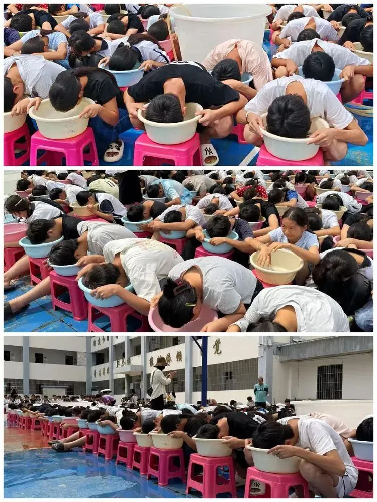 泼水释压助冲刺.凝心鼓劲战中考——竹园中学开展初三消暑减压泼水主题活动-第16张图片-四季读书网