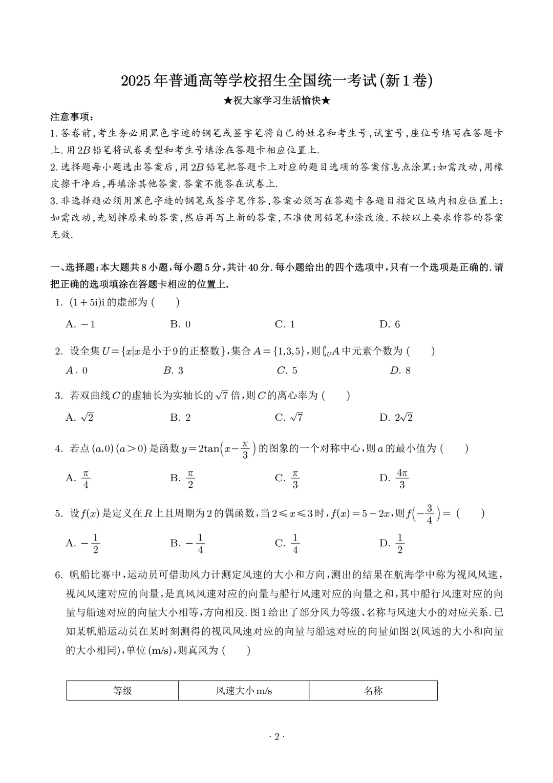 2025年高考数学真题汇编(含word版)-第4张图片-四季读书网 2025年高考数学真题汇编(含word版)-第4张图片-四季读书网