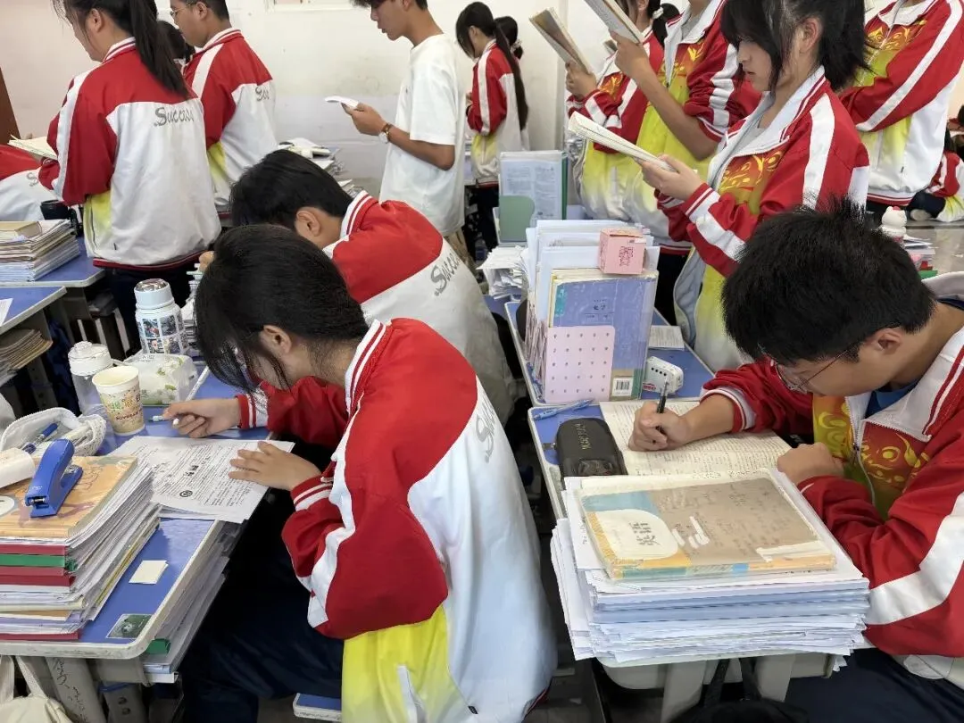 倒计时十天 晨读砺锋芒——成功中考二校全力冲刺中考-第19张图片-四季读书网
