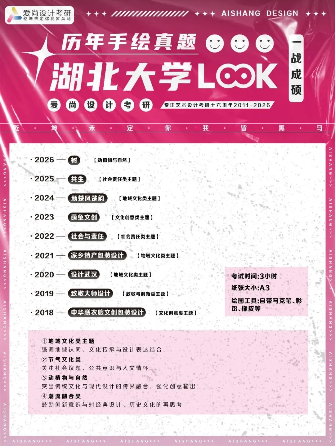 爱尚·27届·爱尚设计考研 | 【湖北大学】考研真题合集!-第8张图片-四季读书网