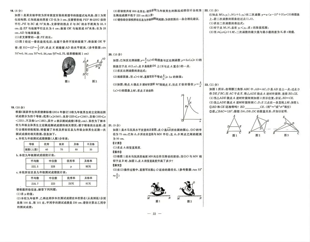 2025年山东各地市中考真题数学附答案-第22张图片-四季读书网
