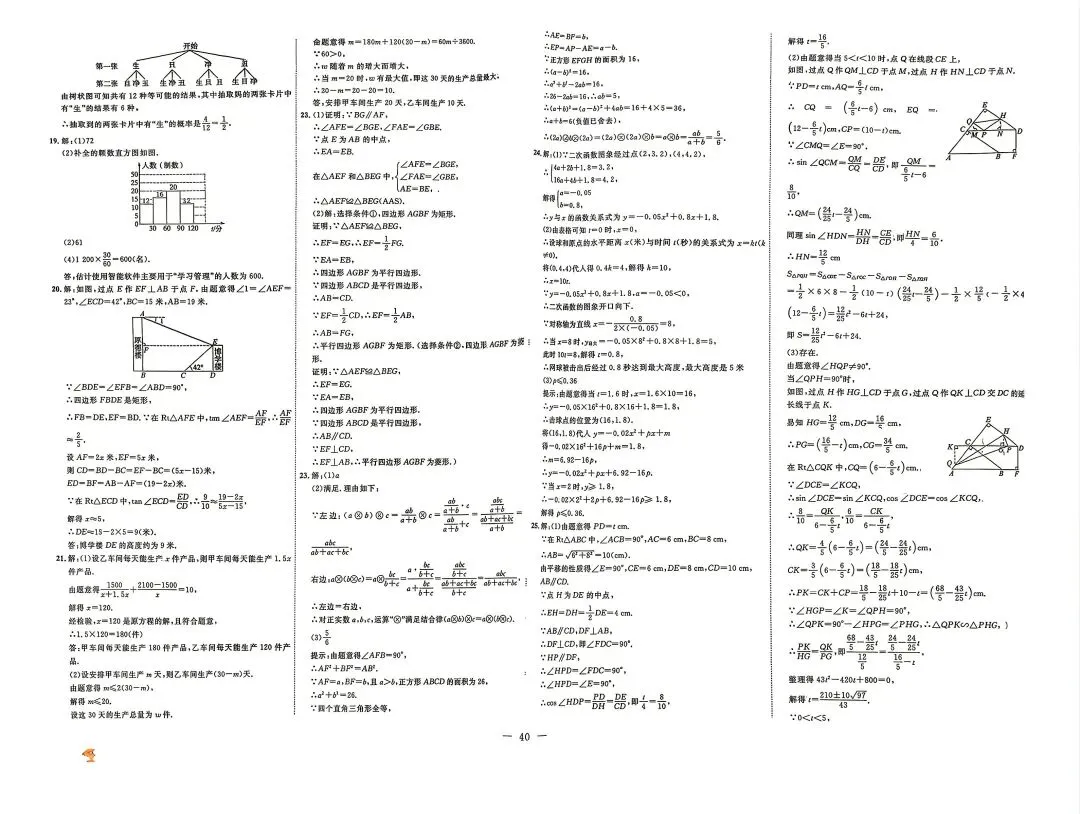 2025年山东各地市中考真题数学附答案-第39张图片-四季读书网