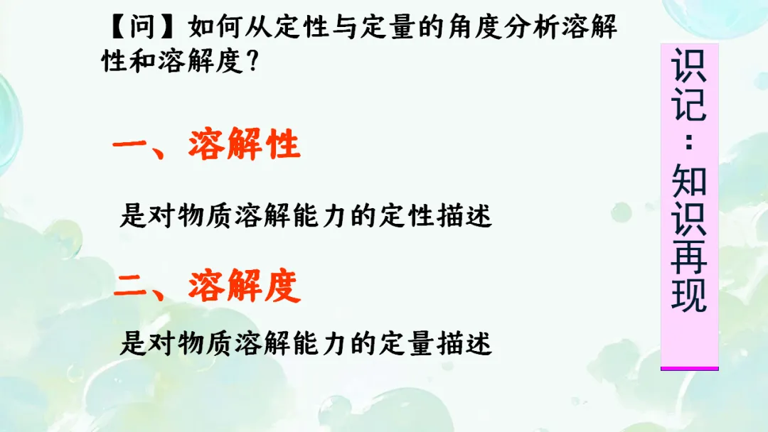 E65 二轮专题复习 决胜中考2026 优质课资源包 初中化学《专题复习---溶解度曲线》课件PPT+教学设计Word-第5张图片-四季读书网