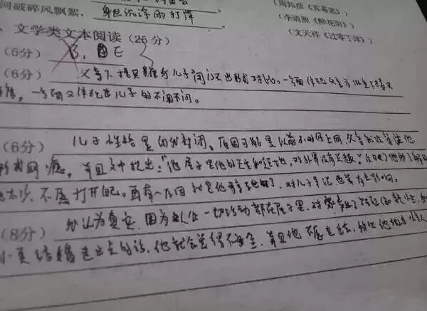 网阅试卷的真面目-第52张图片-四季读书网