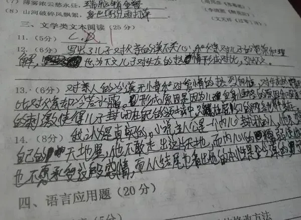 网阅试卷的真面目-第58张图片-四季读书网