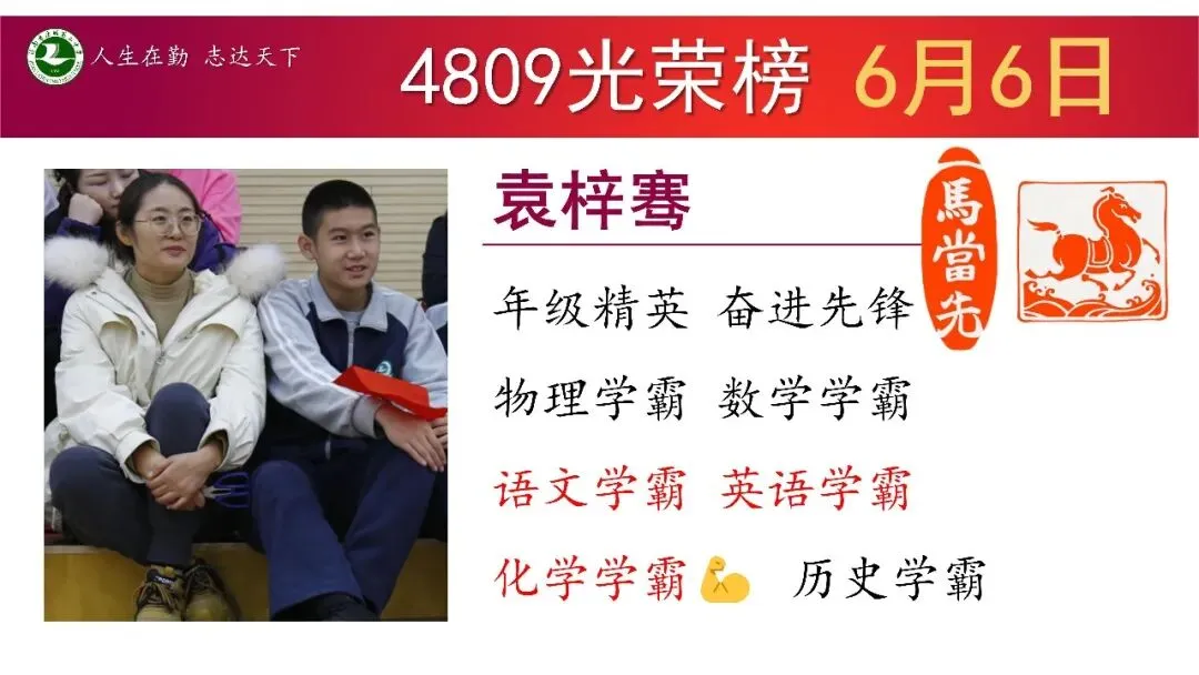 6月6日星期6“班级光荣榜”丨模拟考试考好了,要让它更好;考差了,也不是坏事!当下你在做什么,才算数!-第16张图片-四季读书网