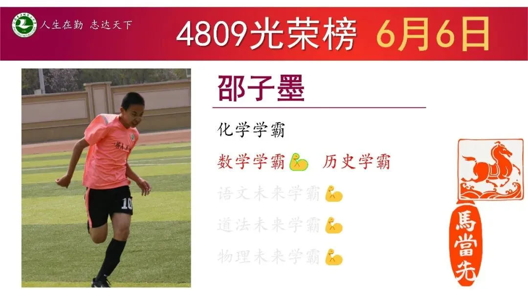 6月6日星期6“班级光荣榜”丨模拟考试考好了,要让它更好;考差了,也不是坏事!当下你在做什么,才算数!-第26张图片-四季读书网