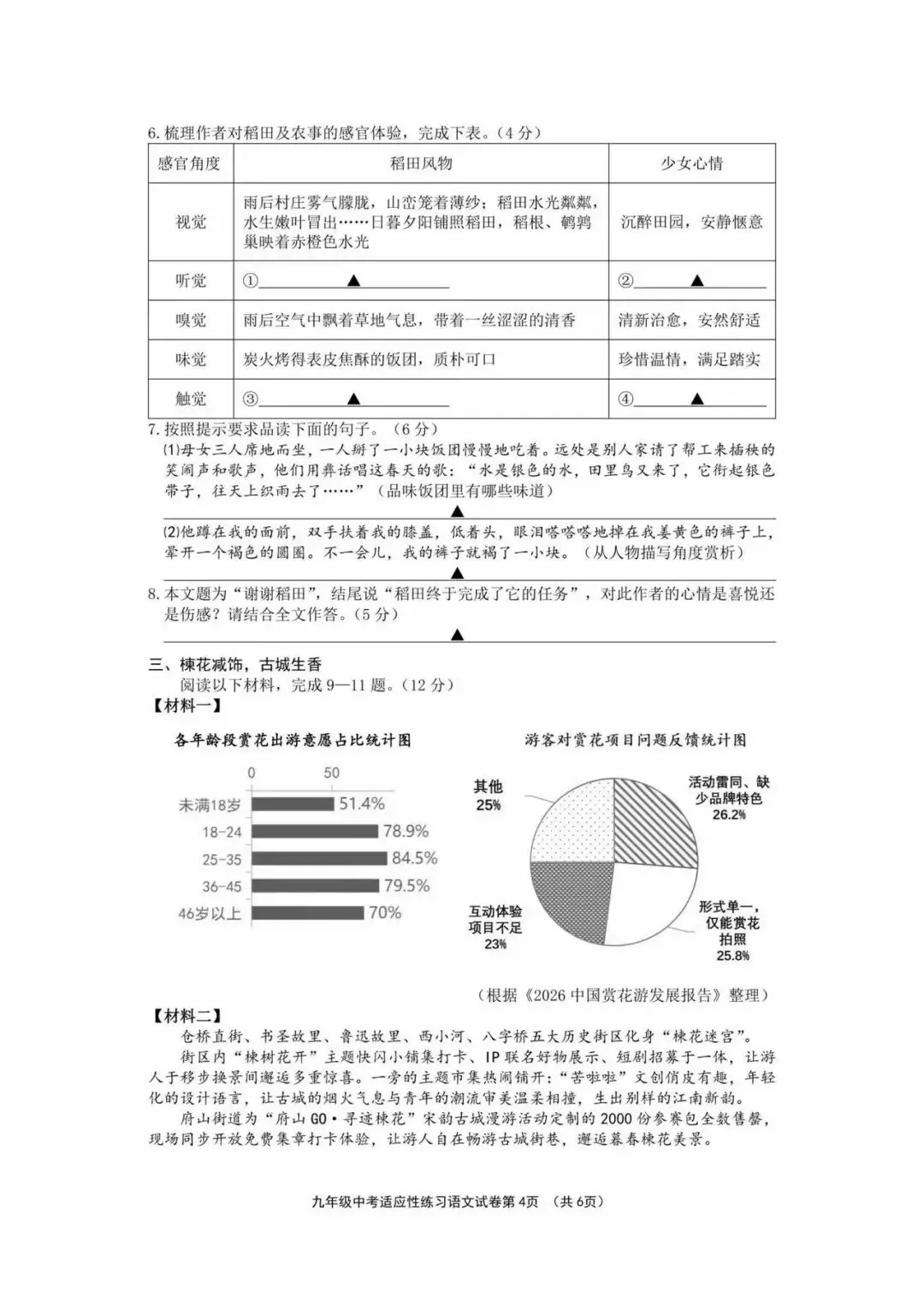 2026年绍兴柯桥区中考语文二模试题【含解析】-第6张图片-四季读书网